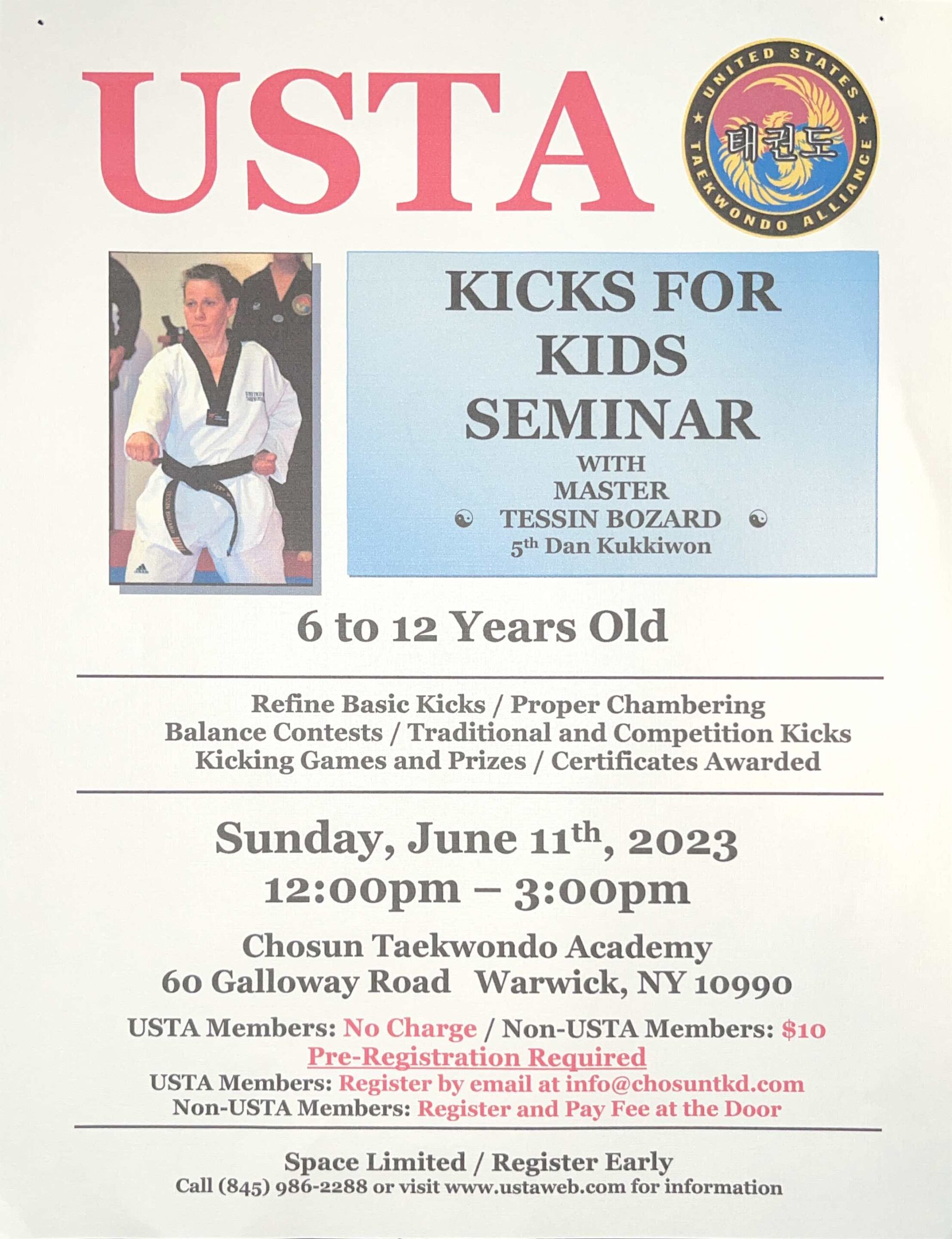 Kicks for Kids Seminar